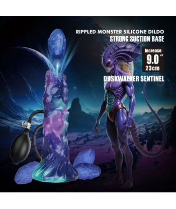 POWER MONSTERS - DUSKWALKER SENTINEL DILDO HINCHABLE FANTASÍA TRICOLOR 23 CM Ø 5 CM