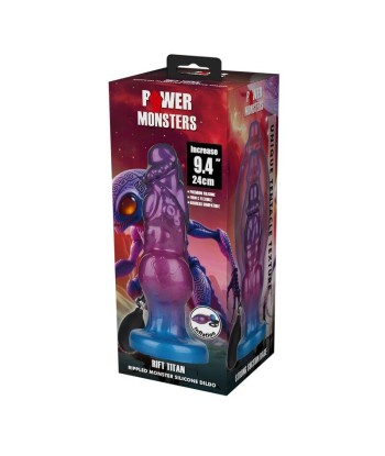 POWER MONSTERS - RIFT TITAN DILDO HINCHABLE FANTASÍA BICOLOR 24 CM Ø 5 CM