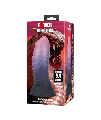POWER MONSTERS - DREADFUL FIEND DILDO BICOLOR 24 CM Ø 6 CM