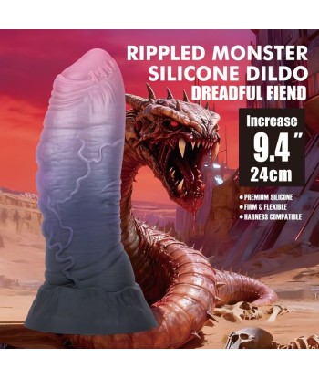 POWER MONSTERS - DREADFUL FIEND DILDO BICOLOR 24 CM Ø 6 CM