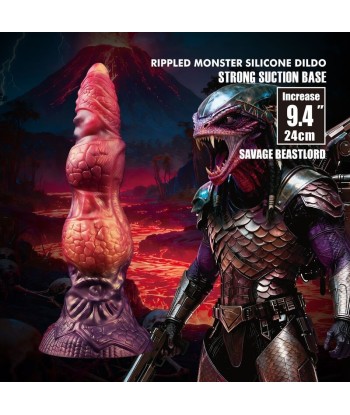 POWER MONSTERS - SAVAGE BEASTLORD DILDO FANTASÍA TRICOLOR 24 CM Ø 5 CM