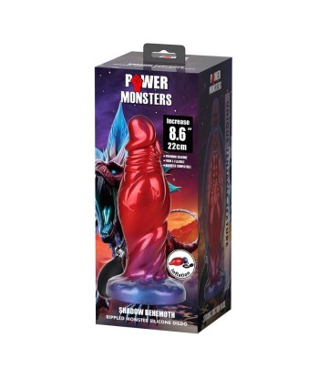 POWER MONSTERS - SHADOW BEHEMOTH DILDO HINCHABLE FANTASÍA BICOLOR 22 CM Ø 5 CM
