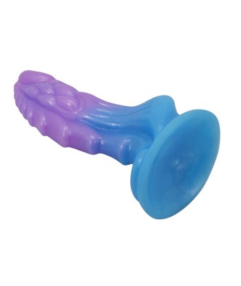 POWER MONSTERS - ATLANTEANS DILDO REALÍSTICO CON VENTOSA 19 CM Ø 5 CM AZUL Y MORADO