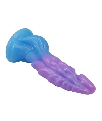 POWER MONSTERS - ATLANTEANS DILDO REALÍSTICO CON VENTOSA 19 CM Ø 5 CM AZUL Y MORADO