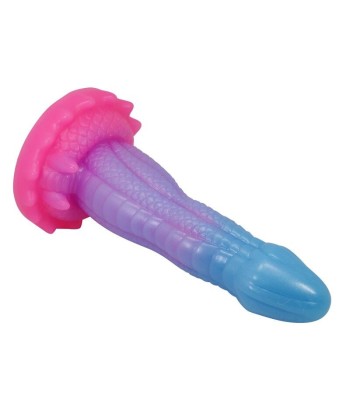 POWER MONSTERS - VOID PYTHON DILDO FANTASÍA CON VENTOSA 20,5 CM Ø 5,2 CM AZUL, LILA Y ROSA