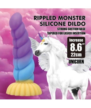 POWER MONSTERS - UNICORN DILDO TRICOLOR 22 CM Ø 5 CM