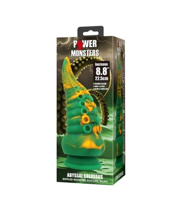 POWER MONSTERS - ABYSSAL COLOSSUS DILDO BICOLOR 22,5 CM Ø 6 CM