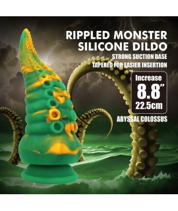 POWER MONSTERS - ABYSSAL COLOSSUS DILDO BICOLOR 22,5 CM Ø 6 CM