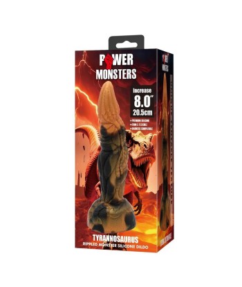 POWER MONSTERS - TYRANNOSAURUS DILDO BICOLOR 20,5 CM Ø 5 CM