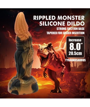 POWER MONSTERS - TYRANNOSAURUS DILDO BICOLOR 20,5 CM Ø 5 CM