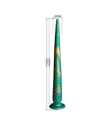 POWER MONSTERS - WILDWYRM TAIL DILDO BICOLOR 47 CM Ø 4 CM