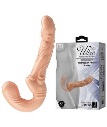 BAILE - EMMA STRAP-ON DOBLE PENETRACIÓN TEXTURIZADO NATURAL