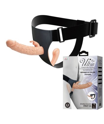 BAILE - CHARLOTTE ARNÉS HOLLOW STRAP-ON DOBLE PENETRACIÓN NATURAL