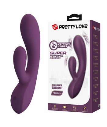 PRETTY LOVE - ROSOLYN VIBRADOR RABBIT RECARGABLE 10 FUNCIONES