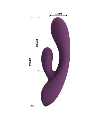 PRETTY LOVE - ROSOLYN VIBRADOR RABBIT RECARGABLE 10 FUNCIONES