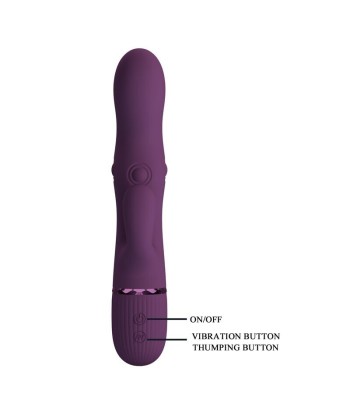 PRETTY LOVE - ZACH VIBRADOR RABBIT RECARGABLE CON EMPUJE 55 FUNCIONES