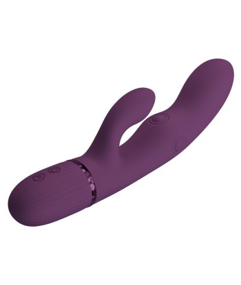 PRETTY LOVE - ZACH VIBRADOR RABBIT RECARGABLE CON EMPUJE 55 FUNCIONES