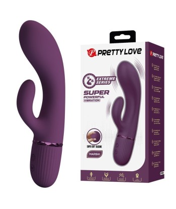 PRETTY LOVE - MARGIE VIBRADOR RABBIT RECARGABLE 10 FUNCIONES MORADO