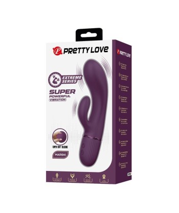 PRETTY LOVE - MARGIE VIBRADOR RABBIT RECARGABLE 10 FUNCIONES MORADO