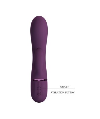 PRETTY LOVE - MARGIE VIBRADOR RABBIT RECARGABLE 10 FUNCIONES MORADO
