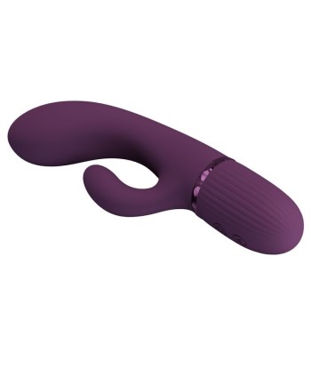PRETTY LOVE - MARGIE VIBRADOR RABBIT RECARGABLE 10 FUNCIONES MORADO