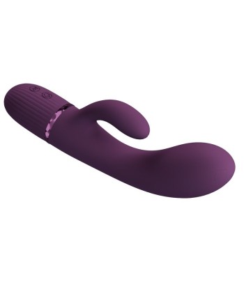 PRETTY LOVE - MARGIE VIBRADOR RABBIT RECARGABLE 10 FUNCIONES MORADO