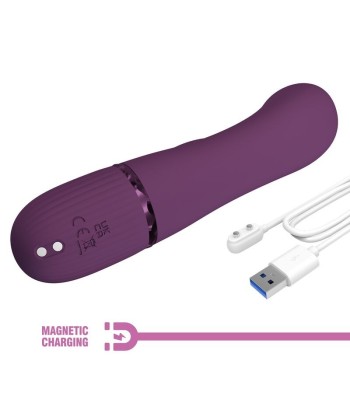PRETTY LOVE - MARGIE VIBRADOR RABBIT RECARGABLE 10 FUNCIONES MORADO