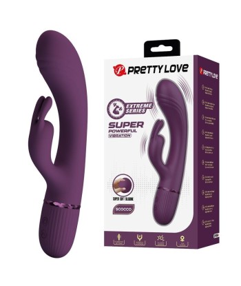PRETTY LOVE - ROCCO VIBRADOR RABBIT RECARGABLE 10 FUNCIONES MORADO