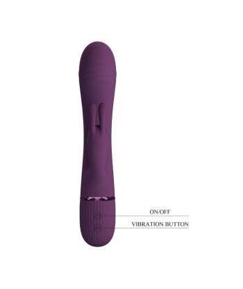 PRETTY LOVE - ROCCO VIBRADOR RABBIT RECARGABLE 10 FUNCIONES MORADO