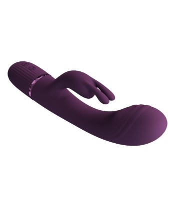 PRETTY LOVE - ROCCO VIBRADOR RABBIT RECARGABLE 10 FUNCIONES MORADO