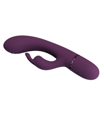 PRETTY LOVE - ROCCO VIBRADOR RABBIT RECARGABLE 10 FUNCIONES MORADO