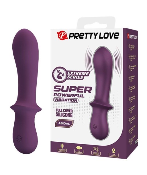 PRETTY LOVE - ABIGAIL VIBRADOR RECARGABLE 10 FUNCIONES MORADO