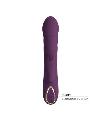 PRETTY LOVE - HARPER VIBRADOR RABBIT RECARGABLE 10 FUNCIONES MORADO