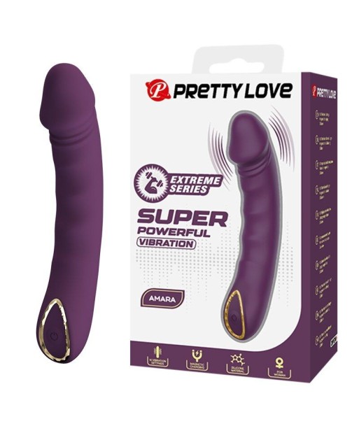 PRETTY LOVE - AMARA VIBRADOR RECARGABLE 10 FUNCIONES MORADO