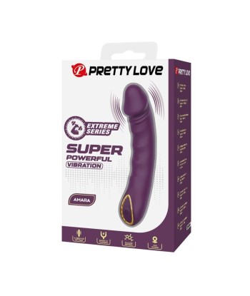 PRETTY LOVE - AMARA VIBRADOR RECARGABLE 10 FUNCIONES MORADO