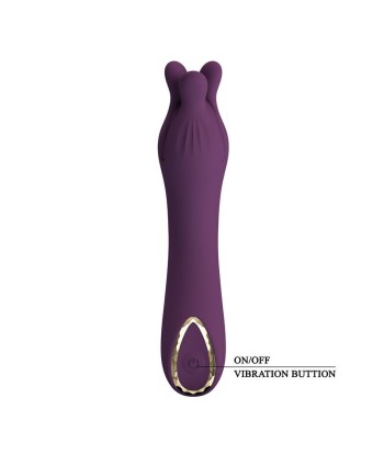 PRETTY LOVE - LUNAO VIBRADOR RECARGABLE 10 FUNCIONES MORADO