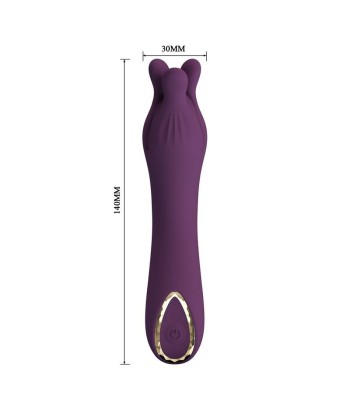 PRETTY LOVE - LUNAO VIBRADOR RECARGABLE 10 FUNCIONES MORADO