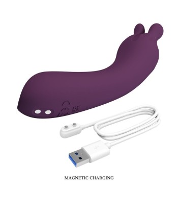 PRETTY LOVE - LUNAO VIBRADOR RECARGABLE 10 FUNCIONES MORADO