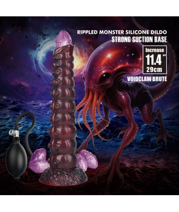 POWER MONSTERS - VOIDCLAW BRUTE DILDO HINCHABLE FANTASÍA BICOLOR 29 CM Ø 5,7 CM