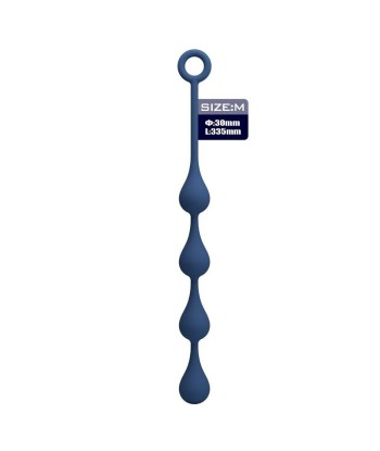 MR PLAY - BOLAS ANALES SILICONA AZUL TALLA M 33 CM