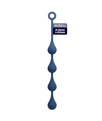 MR PLAY - BOLAS ANALES SILICONA AZUL TALLA L 42,6 CM