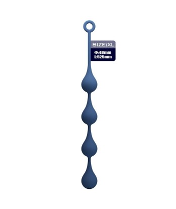 MR PLAY - BOLAS ANALES SILICONA AZUL TALLA XL 52,5 CM