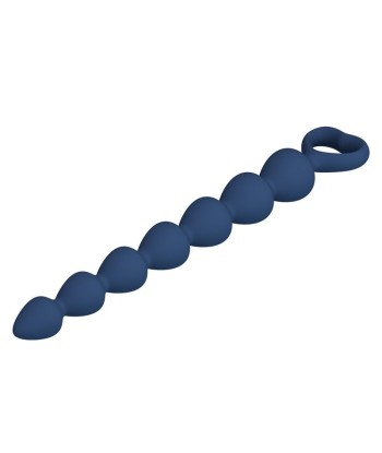 MR PLAY - BOLAS ANALES Y PLUG ANAL SILICONA AZUL 26,7 CM