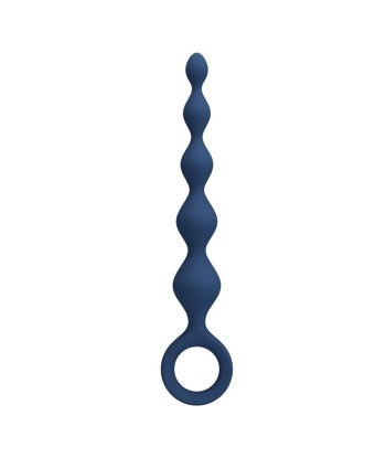 MR PLAY - BOLAS ANALES Y PLUG ANAL SILICONA AZUL 20,4 CM