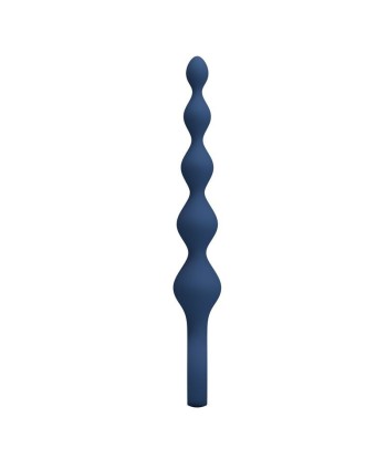 MR PLAY - BOLAS ANALES Y PLUG ANAL SILICONA AZUL 20,4 CM