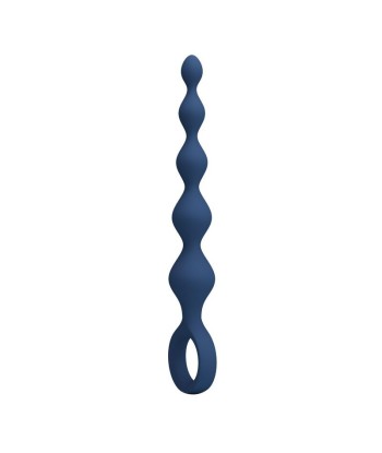 MR PLAY - BOLAS ANALES Y PLUG ANAL SILICONA AZUL 20,4 CM