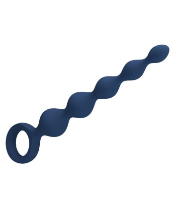 MR PLAY - BOLAS ANALES Y PLUG ANAL SILICONA AZUL 20,4 CM