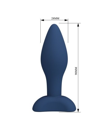 MR PLAY - PLUG ANAL CÓNICO SILICONA AZUL S