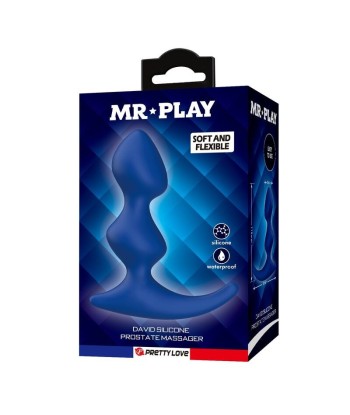 MR PLAY - PLUG ANAL AZUL ERGONÓMICO