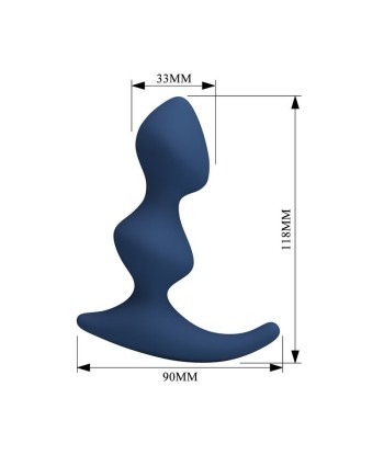 MR PLAY - PLUG ANAL AZUL ERGONÓMICO